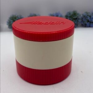 Aladdin Insulated Thermos Jar Soup Lunch  Container Vintage Retro 6 Oz #7000